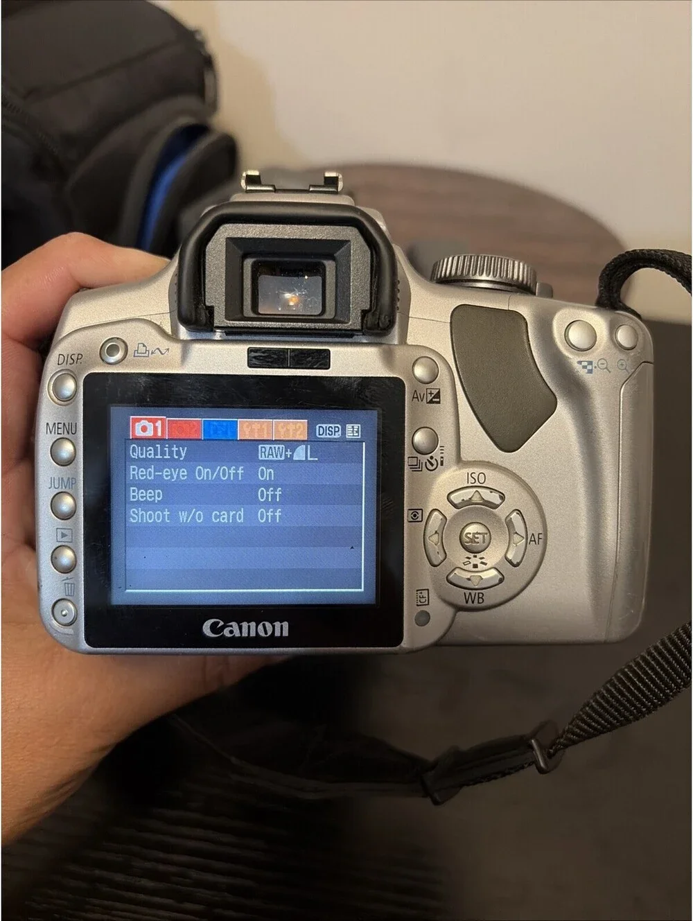 Canon EOS Kiss Digital X DS126151 with lens Battery charger 3 batteries  & Case